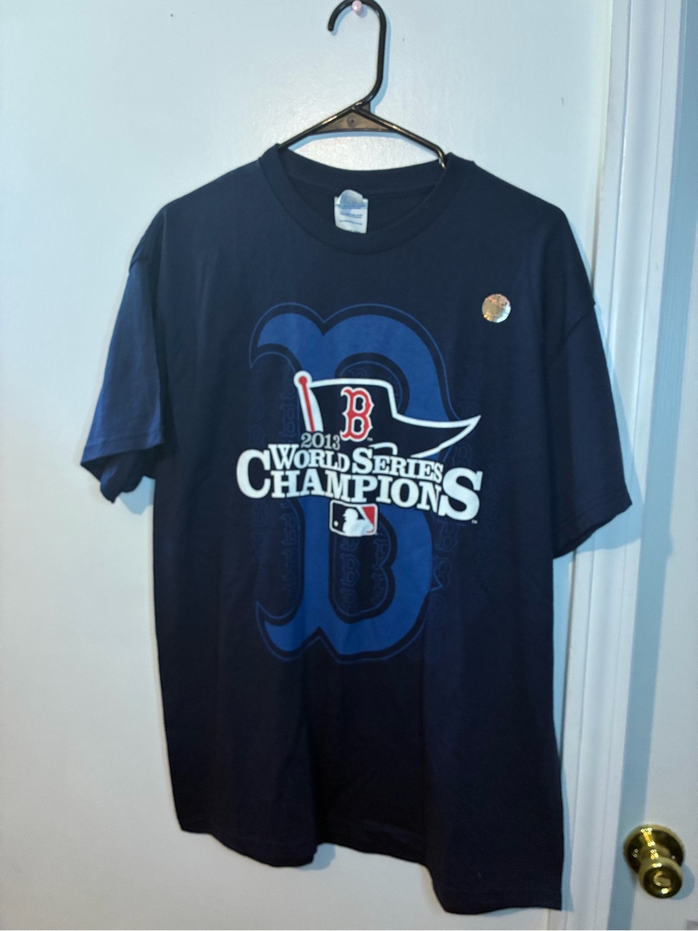 Delta Navy Blue World Series Champions Graphic Tee